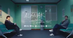 Lirik lagu Alamak dari Rizky Febian dan Adrian Khalif. (Sumber: Instagram/@rizkyfbian)