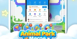 Main game Animal Park Merge dapat saldo DANA gratis. (Sumber: Istimewa)