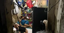 Situasi salah satu tempat tinggal warga RW 12 Tanah Tinggi, Jakarta Pusat, Minggu, 12 Oktober 2025. (Sumber: POSKOTA | Foto: M Tegar Jihad)