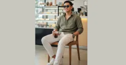 Edit Foto di Cafe Aesthetic dan Elegan Pakai Gemini AI (Sumber: TikTok/matiasberniee)