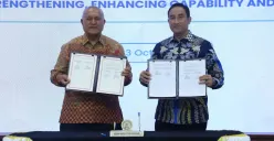 Penandatanganan MOU antara BNN dan Minister of Policing Fiji di Gedung BNN, Cawang, Jakarta Timur, Senin, 13 Oktober 2025. (Sumber: Dok. BNN)