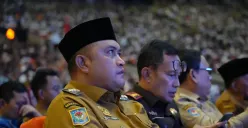 Bupati Bogor mengikuti konsolidasi tata kelola MBG bersama Kepala BGN di kawasan Sentul, Kabupaten Bogor. (Sumber: Pemkab Bogor)