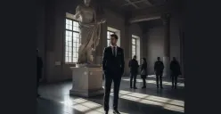 Cara membuat foto ala galeri seni (Sumber: Gemini AI)