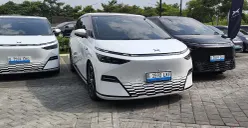 Xpeng sudah merakit kendaraan di Indonesia dan menyiapkan jaringan dealer baru. (Sumber: POSKOTA | Foto: Erwan Hartawan)