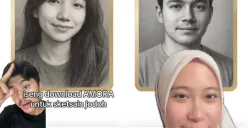 Cobain aplikasi Amora yang viral di TikTok, bisa tampilkan wajah jodoh. (Sumber: TikTok)