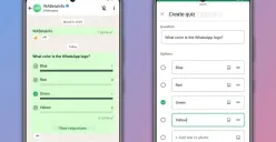 Fitur baru WhatsApp Channel Quiz. (Sumber: WABetaInfo)