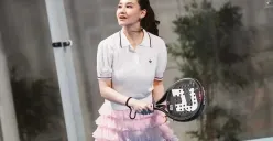 Main Padel Bersama, Ekspresi Aaliyah Massaid Ketika Lihat Azizah Salsha Jadi Sorotan: Puas Banget! (Sumber: Instagram/aaliyah.massaid)