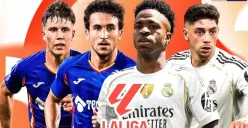 Tonton live streaming Getafe vs Real Madrid pada pekan ke-9 LaLiga 2025/2026 (Sumber: Vidio.com)