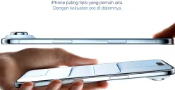 Ilustrasi iPhone Air, HP buatan Apple yang memiliki desain paling tipis. (Sumber: Apple)