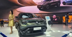Suzuku e-Vitara sebelumnya telah diperkenalkan saat GIIAS 2025 pada Juli lalu. (Sumber: Poskota/Erwan Hartawan)