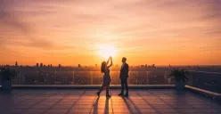 Prompt Gemini AI foto estetik di rooftop dan parkir bawah tanah (Sumber: Gemini AI)