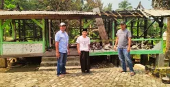 Kobong milik santri Ponpes Darull Ibtida, Kampung Blok Paris, Desa Parakanmuncang, Kecamatan Nanggung, Kabupaten Bogor, terbakar, Senin, 20 Oktober 2025. (Sumber: Dok. Polsek Nanggung)