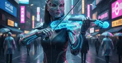 Kumpulan Prompt AI Cyberpunk (Sumber: Gemini AI)