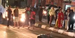 Pria di Bogor diduga mencoba menghabisi nyawa dengan menabrakan diri ke mobil yang melintas. (Sumber: Istimewa)