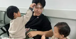 Na Daehoon tetap urus anak tanpa Julia Prastini panen simpati (Sumber: Instagram/@daehoon_na)