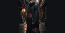 Edit Foto Jadi Anggota Akatsuki Naruto Pakai Gemini AI (Sumber: TikTok/zh.ediits)