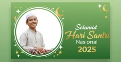 Cara membuat Twibbon Hari Santri 2025 pakai Gemini AI. Temukan 10 prompt AI terbaik untuk hasil desain yang modern, elegan, dan formal. (Sumber: Gemini AI)