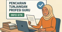Ilustrasi pencairan tunjangan profesi guru (TPG) 2025. (Sumber: Poskota/ChatGPT)