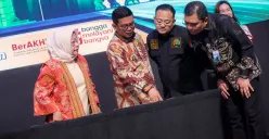 Gubernur Banten, Andra Soni dalam Banten Investment Forum 2025 di Nusantara Hall, ICE BSD, Kabupaten Tangerang, Selasa, 21 Oktober 2025. (Sumber: Dok. Istimewa)
