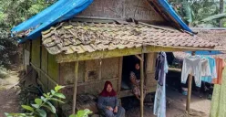 Kondisi bangunan rumah milik Jasminah warga Desa Citaman, Kecamatan Jiput, Kabupaten Pandeglang. (Sumber: Dok. Warga)