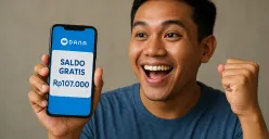 Ilustrasi klaim saldo DANA gratis dari aplikasi penghasil uang. (Sumber: Poskota/ChatGPT)