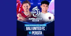 LINK LIVE STREAMING Bali United FC vs Persita Tangerang Hari Ini 25 Oktober 2025 Pukul 19.00 WIB di Indosiar (Sumber: Instagram/sports.indosiar/Edited Muhammad Ibrahim)