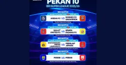 Jadwal BRI Super League Hari Ini Minggu 26 Oktober 2025, Ada Arema FC vs Borneo FC (Sumber: Instagram/sports.indosiar/Edited Muhammad Ibrahim)