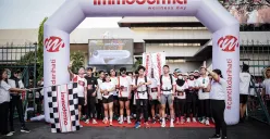 Rangkaian Fun Run 5K di empat kota telah berhasil menarik total 1.000 peserta masyarakat umum, komunitas olahraga, mahasiswa, hingga keluarga muda. (Sumber: Dok Humas Immoderma)