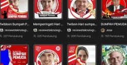 Twibbon Sumpah Pemuda 2025 gratis. (Sumber: tangkapan layar)