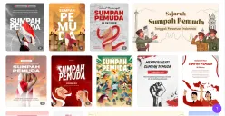 Download Ratusan Poster Sumpah Pemuda 28 Oktober, Bisa Diedit Sesuai Keinginan (Sumber: Canva/Edited Muhammad Ibrahim)