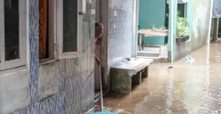 Ilustrasi banjir di Jakarta. (Sumber: Poskota/Bilal Nugraha Ginanjar)