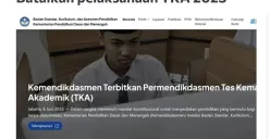 Link petisi batalkan TKA 2025. (Sumber: Website/https://www.change.org/p/batalkan-pelaksanaan-tka-2025)