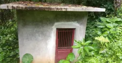 Bangunan sarana irigasi di Desa Padahayu, Kecamatan Cikedal, Kabupaten Pandeglang, terbengkalai. (Sumber: Dok. Warga)