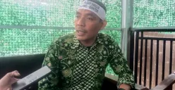Koordinator aksi demo guru madrasah tingkat nasional, Fahru Rizal. (Sumber: POSKOTA | Foto: Samsul Fatoni)