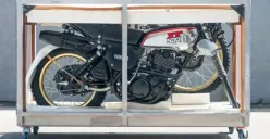 Motor Yamaha XT500 tahun 1988 yang masih tersimpan dalam peti berhasil dilelang dengan harga fantastis. (Sumber: Dok. Rideapart)