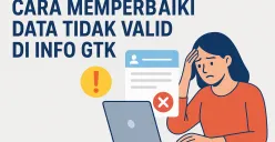 Cara memperbaiki data yang tidak valid di Info GTK (Sumber: AI)