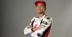 Pebalap muda Indonesia, Veda Ega Pratama resmi berlaga di Moto3 2025. (Sumber: Dok. Honda)