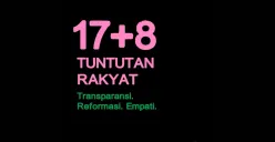 Viral 17 Plus 8 Tuntutan Rakyat yang Disusun Jerome Polin dan Salsa Erwina, Begini Isinya (Sumber: Instagram/salsaer)