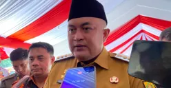 Bupati Bogor, Rudy Susmanto, mengajak masyarakat beraktifitas seperti biasa ditengah isu demonstrasi. (Sumber: Poskota/Giffar Rivana)