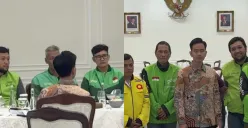 Potret Wapres Gibran Rakabuming Raka saat bertemu dengan perwakilan driver ojol. (Sumber: Instagram/@setwapres.id)