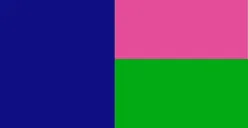 Media sosial tengah diramaikan dengan tren visual baru yang sarat makna simbolik, Resistance Blue, Brave Pink, dan Hero Green. (Sumber: Kolase)