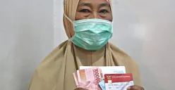 Potret penerima dana bansos dari pemerintah. (Sumber: Kemensos)