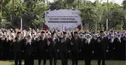 Gubernur Jakarta, Pramono Anung melantik 992 pejabat fungsional ASN Pemprov Jakarta di Balai Kota Jakarta, Rabu, 3 September 2025. (Sumber: Dok. Kominfotik Pemprov Jakarta)