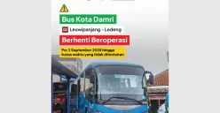 Bus Kota Damri Rute Leuwipanjang-Ledeng Bandung Berhenti Beroperasi, Ini Alternatifnya (Sumber: Instagram/transportforbandung)