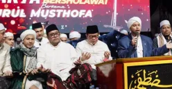Gubernur Jakarta, Pramono Anung saat acara Maulid Nabi Muhammad SAW dengan Majelis Ta'lim Nurul Musthofa di Kawasan Monas, Sabtu, 6 September 2025. (Sumber: Dok. Kominfotik Pemprov Jakarta)