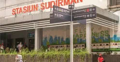 Stasiun Sudirman. (Sumber: Instagram/@kabandararailink)