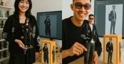 Hasil kreasi miniatur motor dengan efek tilt-shift yang viral di TikTok, dibuat menggunakan LMArena.ai. (Sumber: Istimewa)