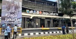 Halte Transjakarta Jaga Jakarta. (Sumber: X/@wira1517)