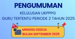 Hasil pengumuman PPG Guru Tertentu 2025. (Sumber: kemendikdasmen)