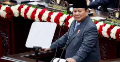 Potret Presiden Prabowo Subianto. (Sumber: Setneg)